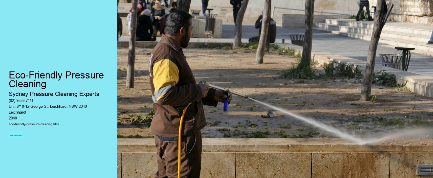 Eco-Friendly Pressure Cleaning